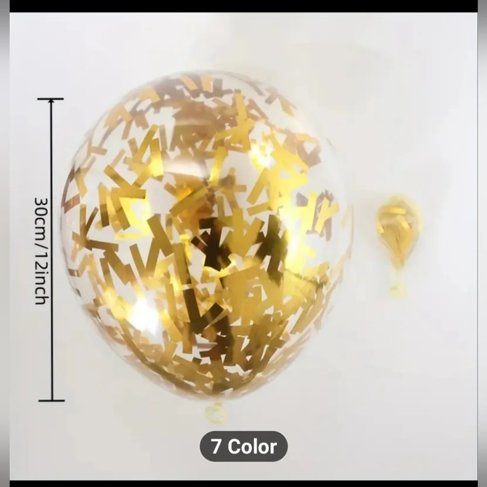 NEW MULTIPACK GOLDEN METALLIC BALLOONS 30 PIECE PACKAGE